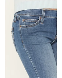 Wrangler Girls' Dark Wash Bootcut Stretch Denim Jeans