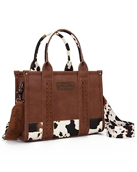 Wrangler Women's Whipstitch Patchwork Crossbody Bag
