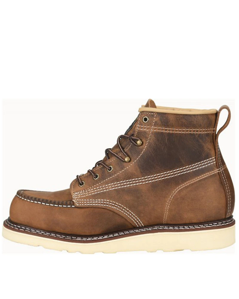 Carolina Men's AMP USA Lace-Up Work Boots - Soft Toe