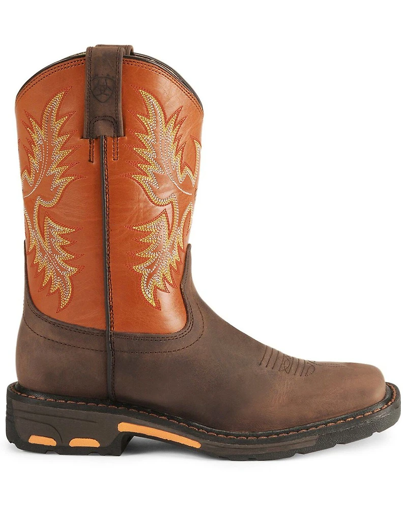 Ariat Boys' Earth WorkHog® Western Boots - Square Toe