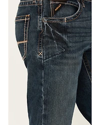 Ariat Men's Rebar M5 Durastretch Dark Wash Low Rise Straight Jeans