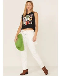 Wrangler X Fender Women's Album Cover Graphic Cropped Tank Top