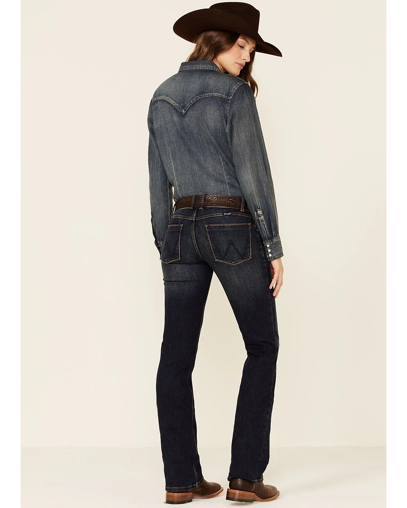 Wrangler Retro Low Rise Women's Dark Wash Sadie Jeans
