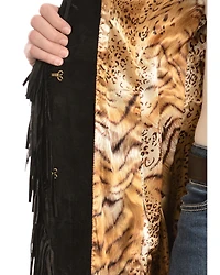 Scully Women's Suede Fringe Maxi Coat
