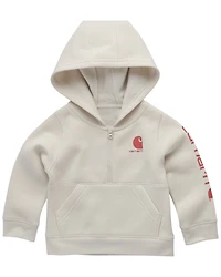 Carhartt Toddler Girls' Long Sleeve Half-Zip Hooded Pullover
