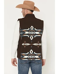 RANK 45® Men's Kapow Southwestern Print Insulated Bomber Vest