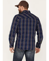Resistol Men's Louisville Large Plaid Long Sleeve Button Down Shirt