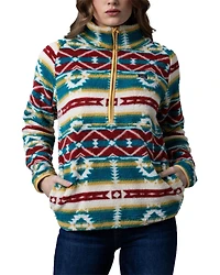 Kimes Ranch Women's Southwestern Print Sherpa Pullover
