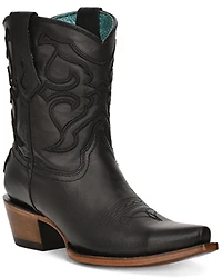 Corral Women's Embroidered Ankle Western Boots - Snip Toe