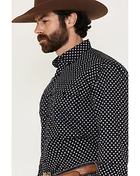 Roper Men's Amarillo Geo Print Long Sleeve Button-Down Western Shirt