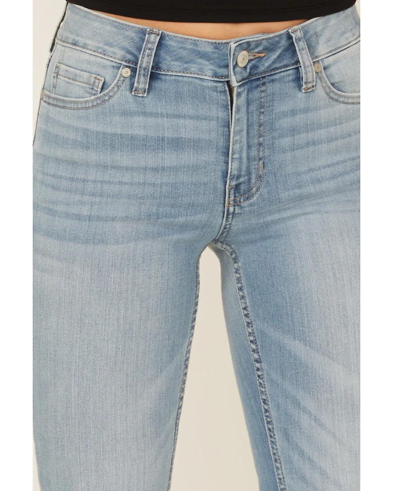 Shyanne Women's Aria Medium Rise Bootcut Super Stretch Denim Jeans