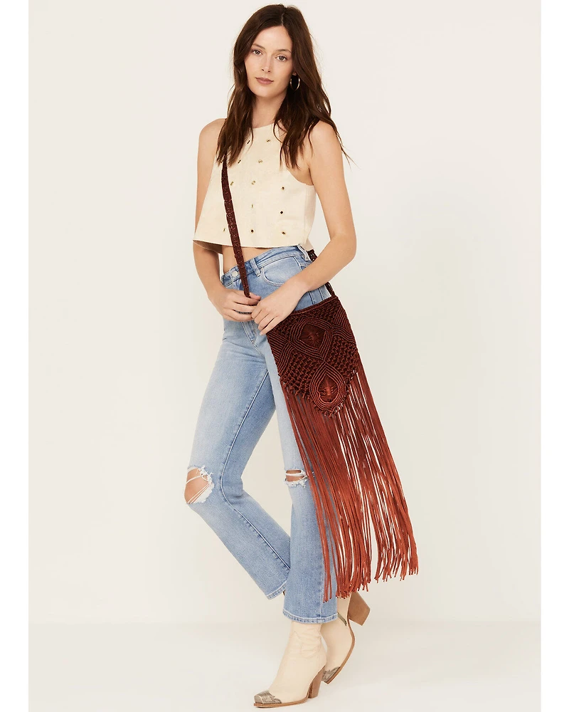 Idyllwind Women's Sevilla Macrame Crossbody Bag