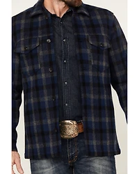 Pendleton Men's Lawson Plaid Print Long Sleeve Button-Down Shirt Jacket
