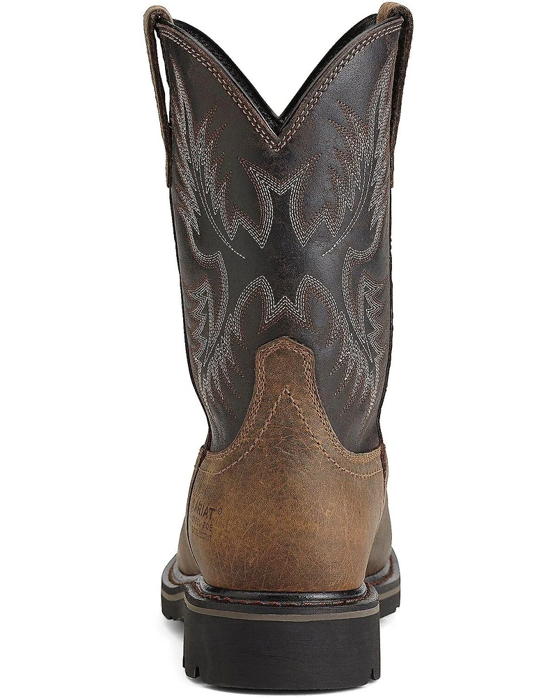 Ariat Men's Sierra Pull On Work Boots - Steel Toe