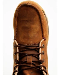 Twisted X Women's 4" Oiled Saddle Work Boots - Moc Toe