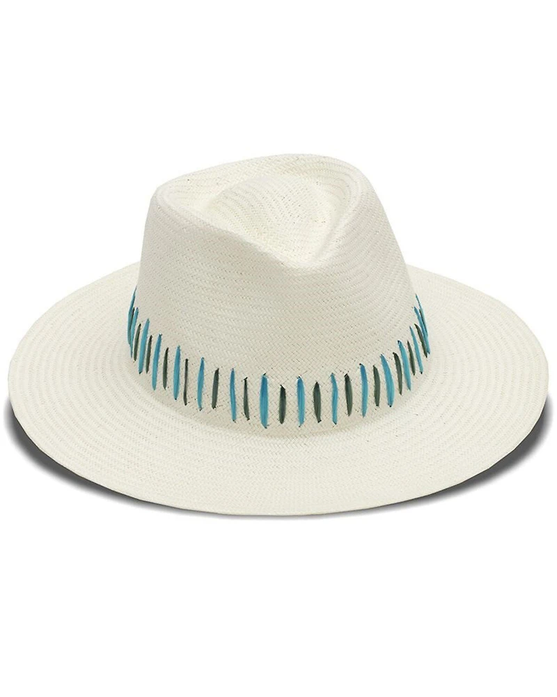 Nikki Beach Women's Raine Straw Fedora