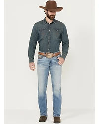 Cody James Men's Gunner Wash Jackson Slim Straight Stretch Denim Jeans