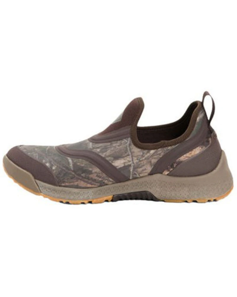 Muck Boots Men's Realtree Camo Outscape Low Slip-On Rubber Shoes