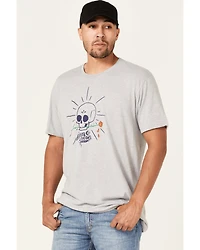 Moonshine Spirit Men's Simple Skully Graphic T-Shirt