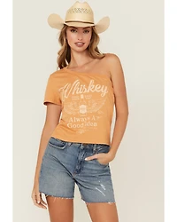 Youth Revolt Women's Whiskery One Shoulder Tee