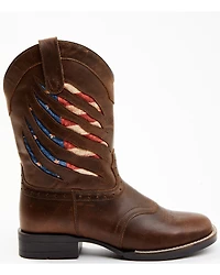 Cody James Boys' Ripped Flag Western Boots - Broad Square Toe
