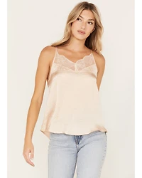 Wild Moss Women's Satin Cami Tank Top