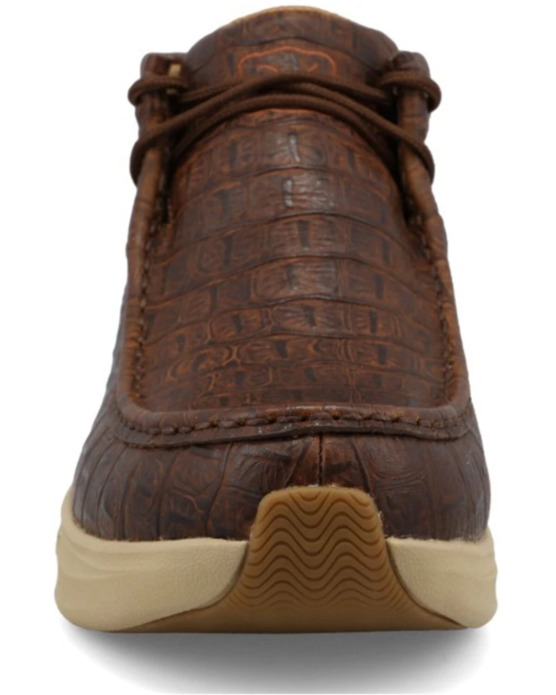 Twisted X Men's Feather X™ Caiman Print Casual Shoes - Moc Toe