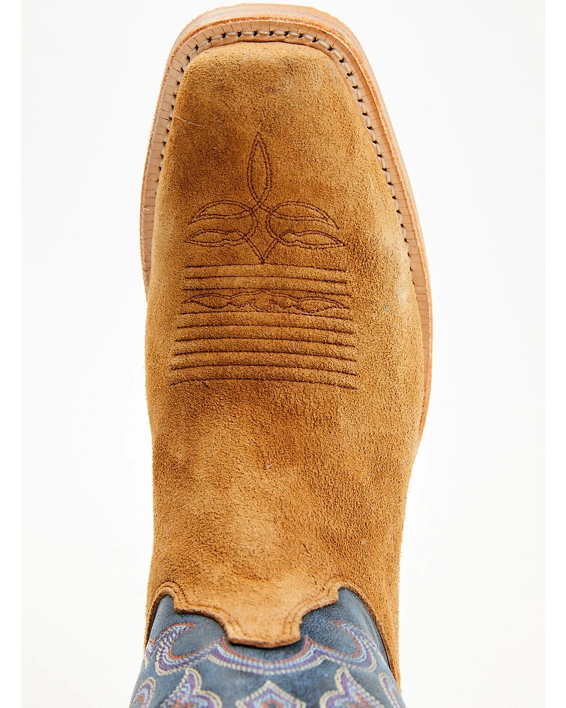 Justin Men's 11" Fergus Roughout Performance Western Boots - Square Toe