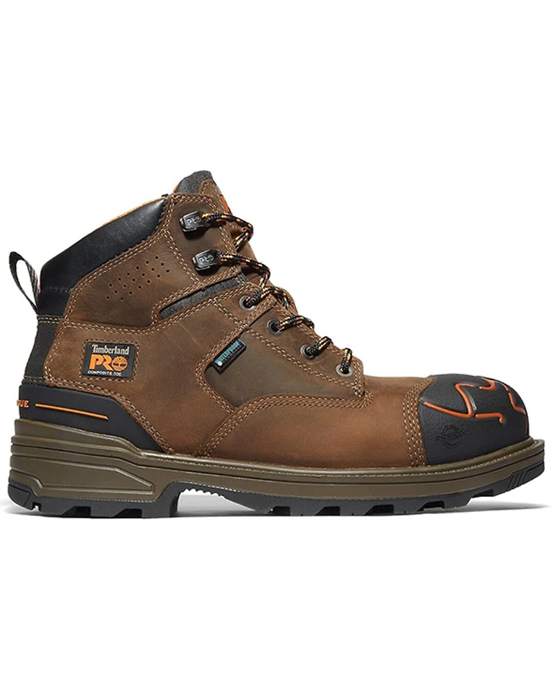Timberland Pro Men's 6" Magnitude Waterproof Work Boots - Composite Toe
