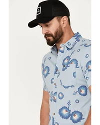 Brixton Men's Charter Floral Print Short Sleeve Button-Down Shirt