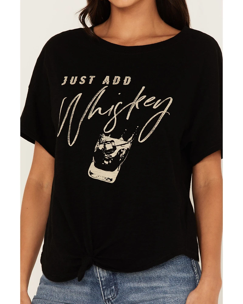 Shyanne Women's Just Add Whiskey Graphic Short Sleeve Tee