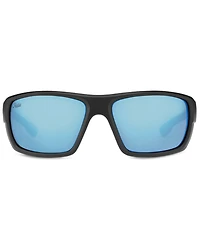 Hobie Mojo Float Satin Black / Cobalt Polarized Sunglasses