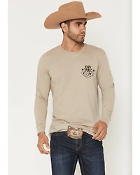 Cody James Men's Dead Man's Hand Long Sleeve Graphic T-Shirt