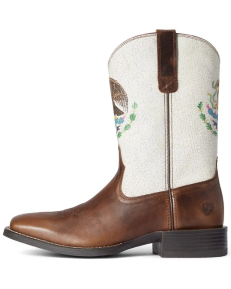 Ariat Men's Sport Orgullo Mexicano Western Performance Boots - Broad Square Toe