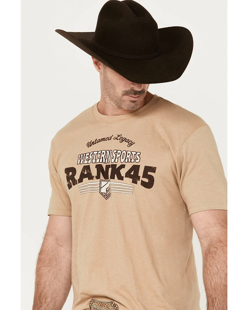 RANK 45® Men's Varsity Logo Short Sleeve Graphic T-Shirt