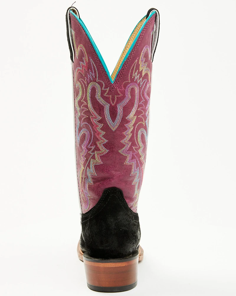 Justin Women's Breaking News Suede Western Boots - Square Toe
