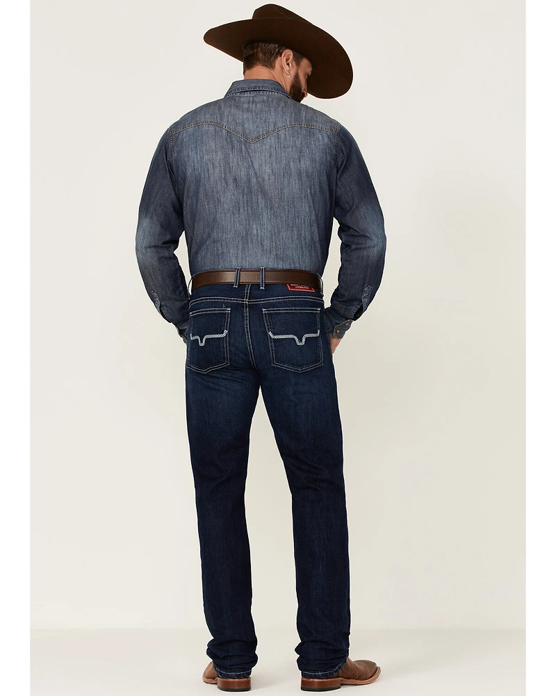 Kimes Ranch Men's Thomas Dark Wash Straight Bootcut Riding Jeans