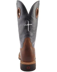 Twisted X Men's Texas Flag Lite Western Work Boots - Steel Toe - Extended Sizes