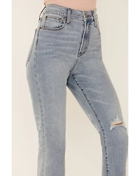 Wishlist Women's Crop Kick Flare Leg Jeans
