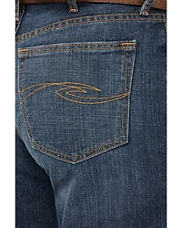 Cinch Men's Fastback Stonewash Original Loose Taper Rigid Denim Jeans