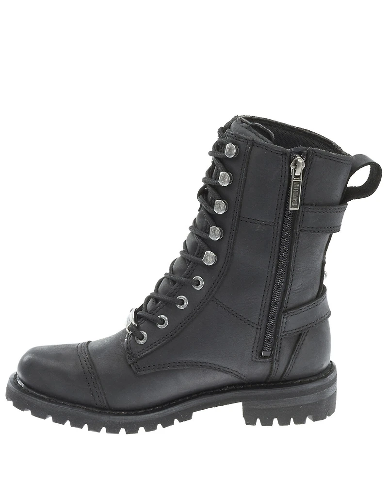 Harley Davidson Women's Balsa Moto Boots - Round Toe