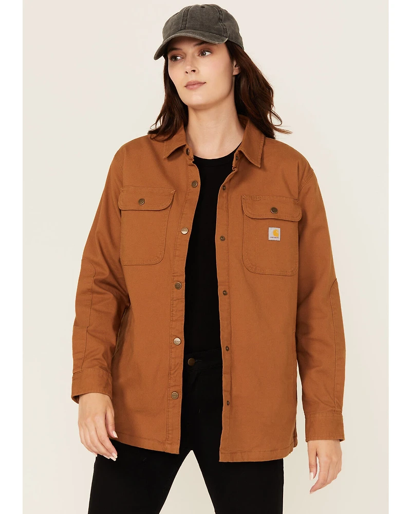 Carhartt Women's Rugged Flex® Loose Fit Canvas Shacket