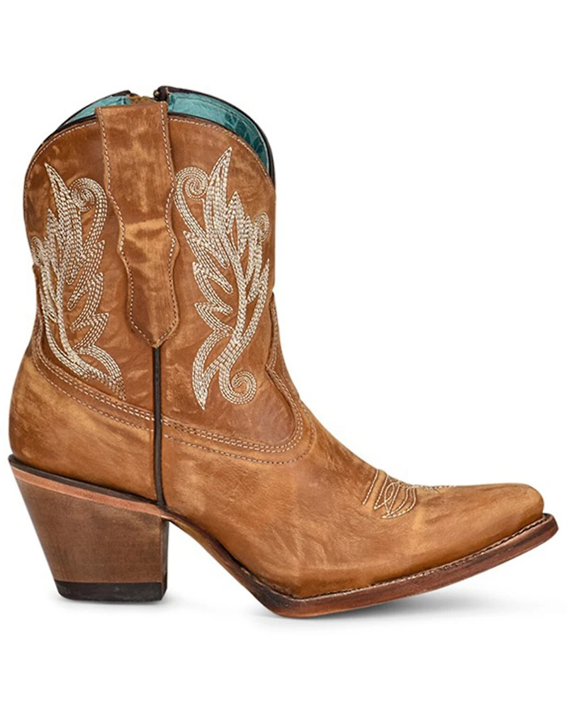 Corral Women's Embroidered Western Fashion Booties - Snip Toe
