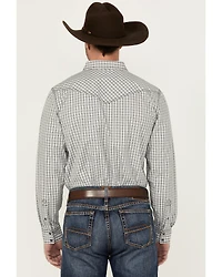 Cody James Men's Seeker Plaid Print Long Sleeve Snap Western Shirt