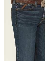 Ariat Boys' B4 Chief Legacy Pocket Relaxed Bootcut Stretch Denim Jeans