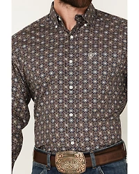 Ariat Men's Karsyn Medallion Print Long Sleeve Button-Down Western Shirt