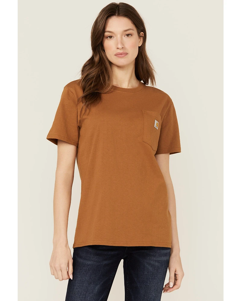 Carhartt Women's Loose Fit Heavyweight Short Sleeve Pocket Tee