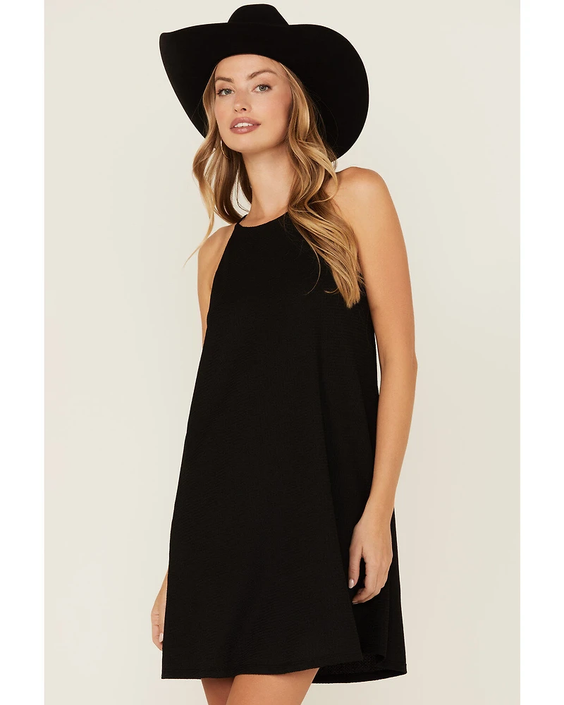 Wild Moss Women's Goddness Solid Mini Dress