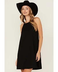 Wild Moss Women's Goddness Solid Mini Dress