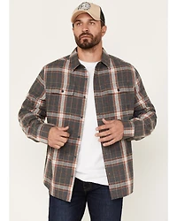Brothers and Sons Men's Everyday Plaid Print Long Sleeve Button Down Flannel Shirt